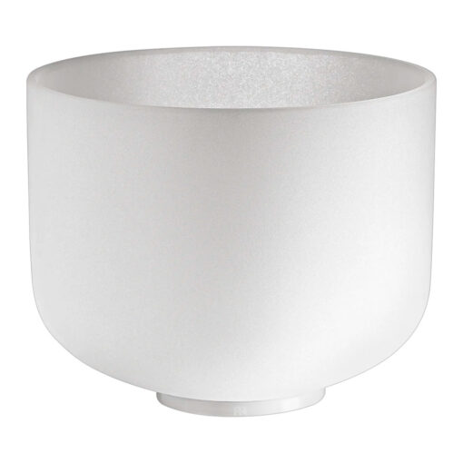 CUENCO DE CUARZO CHAKRA DE LA GARGANTA - MEINL SONIC ENERGY - CSB10G - BLANCO