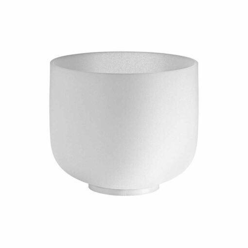 CUENCO DE CUARZO CHAKRA DEL CORAZON - MEINL SONIC ENERGY - CSB8F - BLANCO
