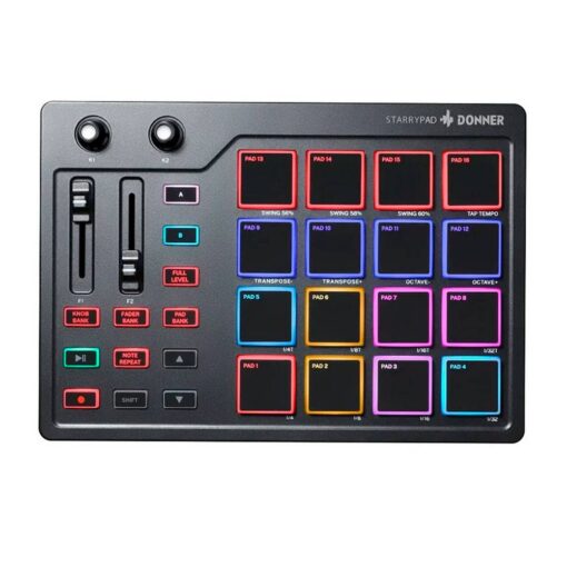 Controlador Midi - DPD-16 STARRYPAD - EC3305 - Negro