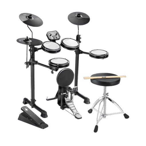 BATERÍA ELECTRÓNICA DED-80P - DONNER - EC6757 - PLATEADO