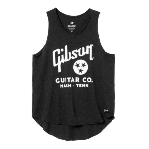 CAMISETA SIN MANGAS GIBSON NEGRO - TALLA L - GA-GG-TTKLG