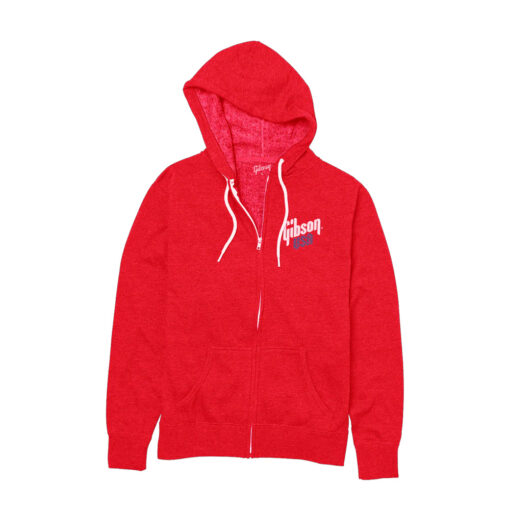 POLERA GIBSON ROJO - TALLA L - GA-USA-HOOD-RED-LG