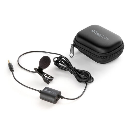 Micrófono Condensador eléctrico - iRig Mic Lav - IP-IRIG-MICLAV-IN - Negro