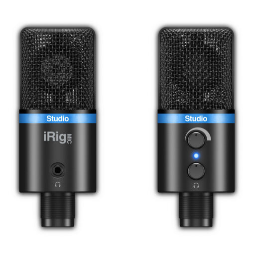 Micrófono Condensador USB - iRig Mic Studio USB - IP-IRIG-MICSTDBLA-IN - Negro