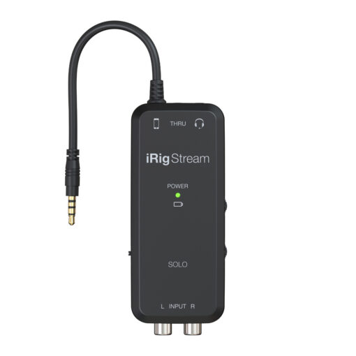 Interfaz de Audio - iRig Stream Solo - IP-IRIG-STREAMSL-IN - Negro