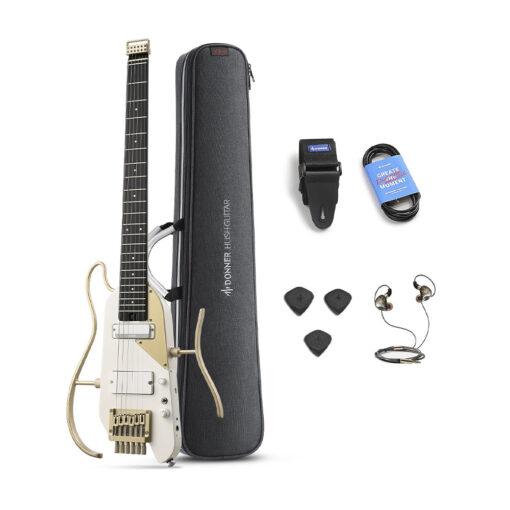 Guitarra eléctrica - Donner HUSH X PRO White-Luxe - EC7450